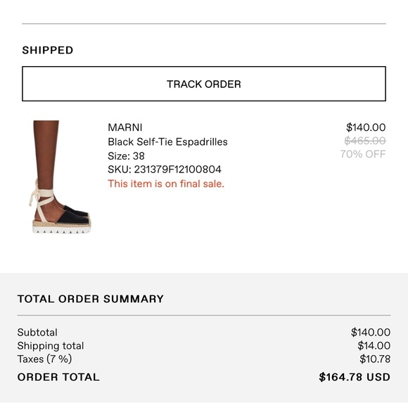 Marni Black Self Tie Espadrilles - Picture 2 of 4